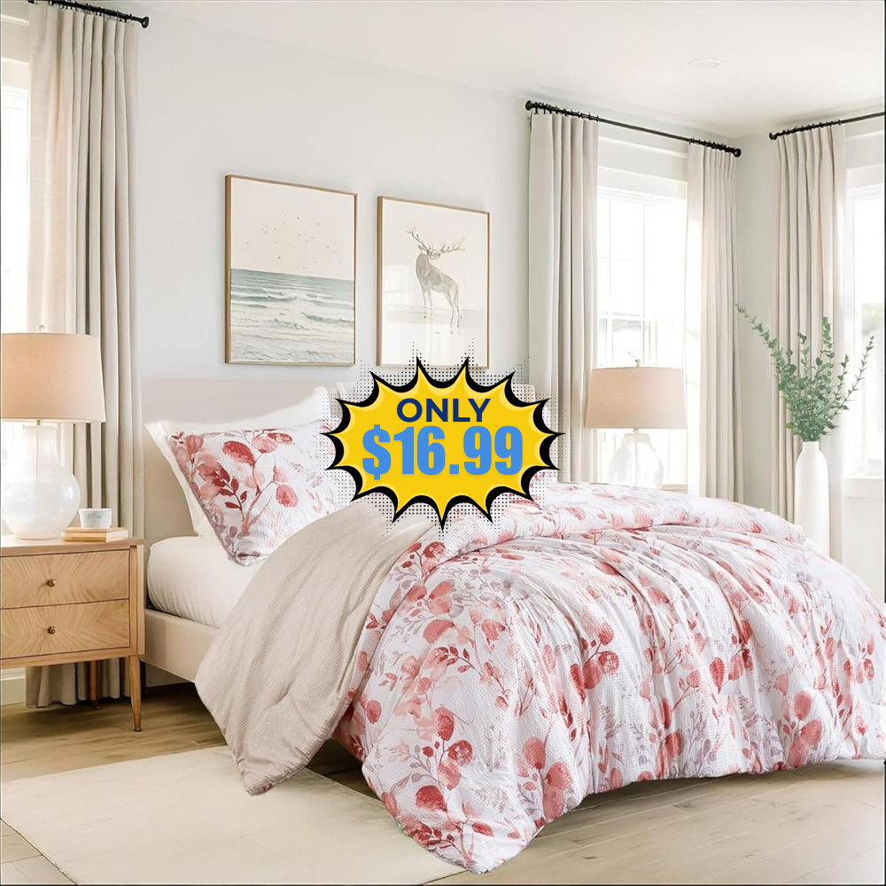 Seersucker Botanical Comforter Set Deal: Save 26% at Amazon