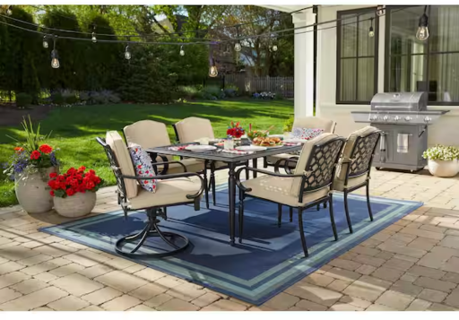 Home Depot Patio & Garden Pick: Hampton Bay Laurel Oaks 7-Pi deal at Home Depot