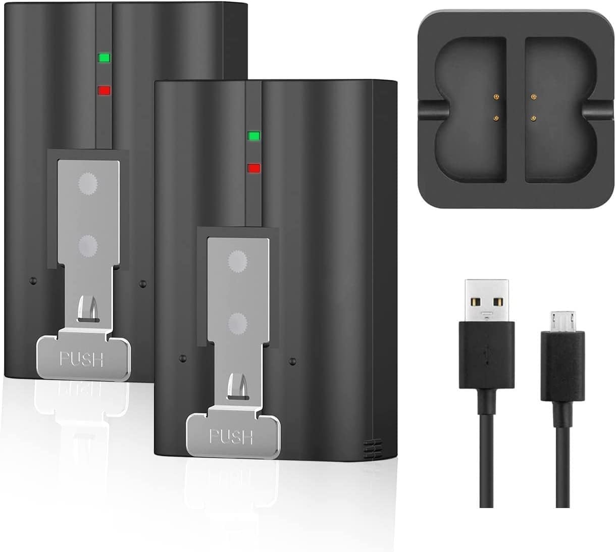 2-Pack 6040mAh Replacement Battery with Charger Station for deal at Amazon