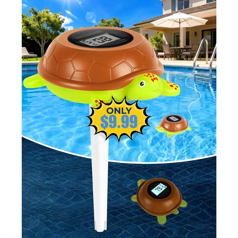 Turtle Floating Pool Thermometer Deal: Save 61% at Amazon