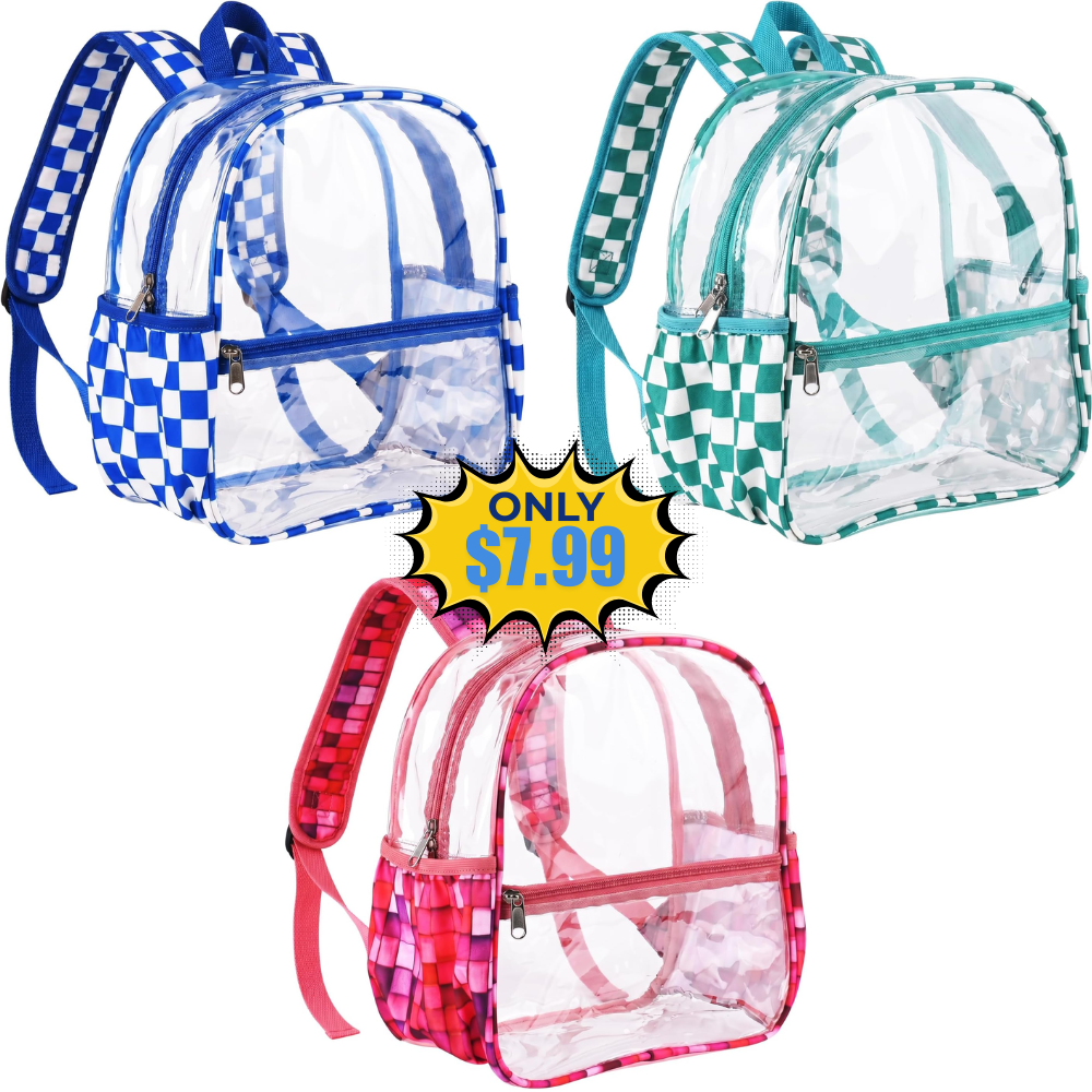 Clear Backpack Stadium Approved Deal: Save $8 at Amazon