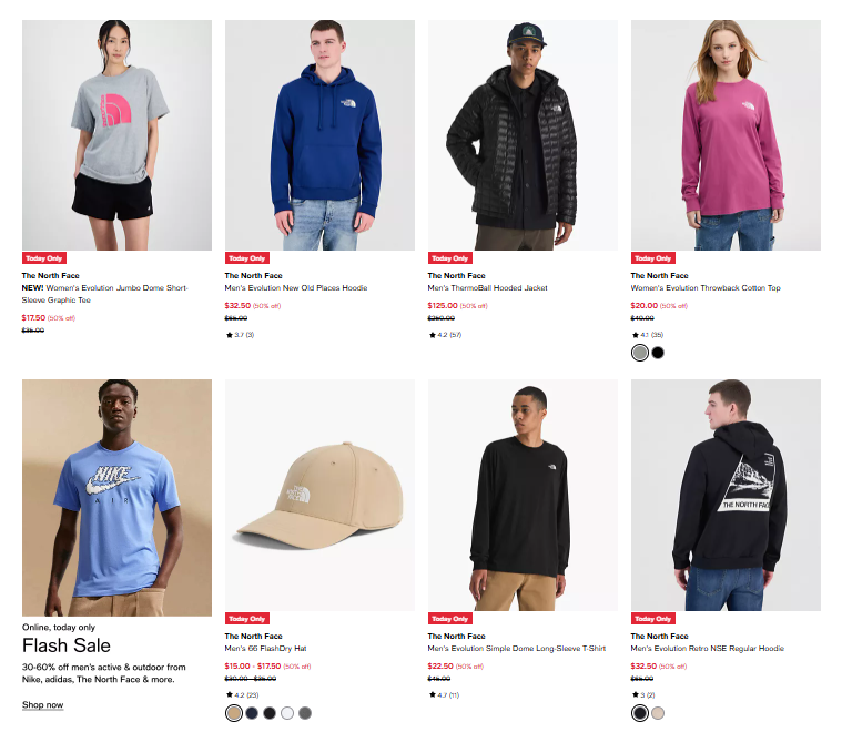 North Face Sale at Macy’s: Up to 50% Off