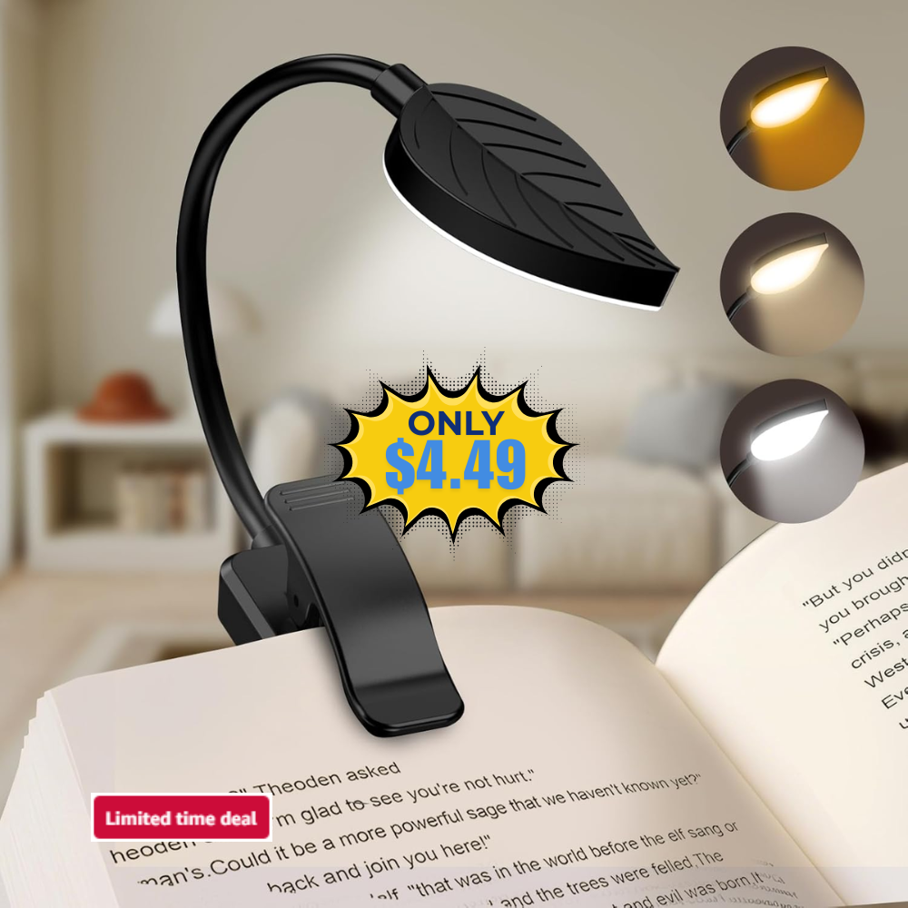 Rechargeable Book Lights for Reading Deal: Save 50% at Amazon