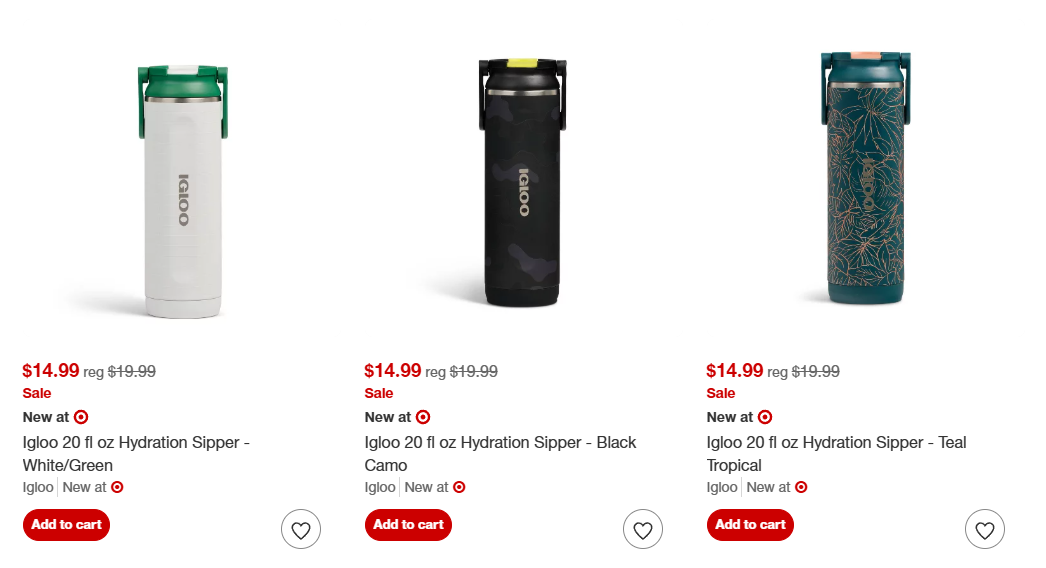Igloo 20 fl oz Hydration Sipper Deal at Target: Save $5