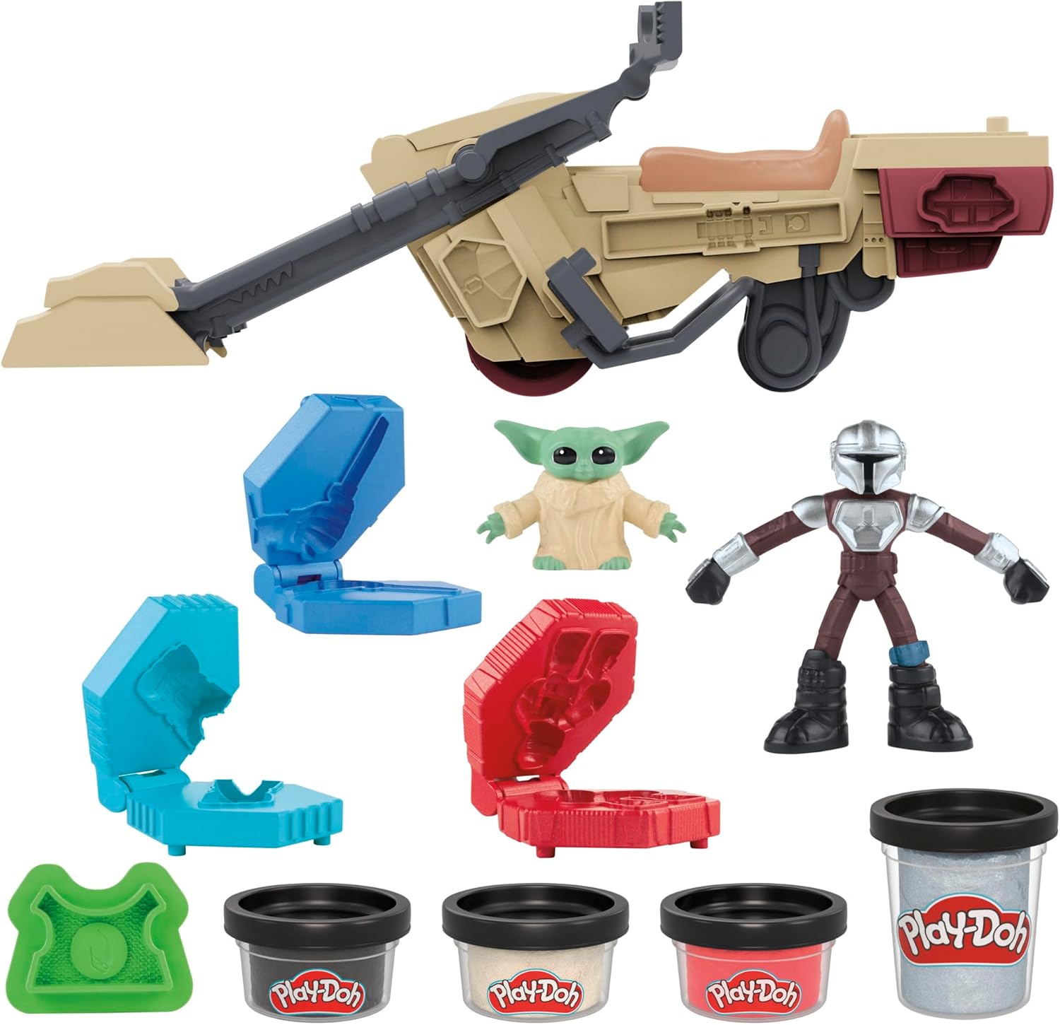 Play-Doh Star Wars: The Mandalorian Launching Speeder Playse deal at Amazon