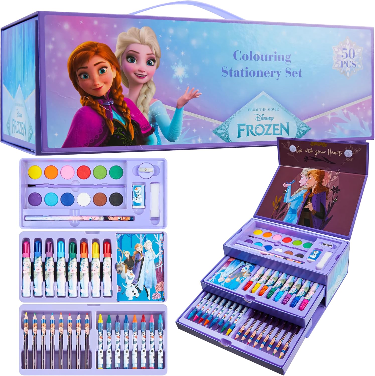 Disney Colored Pencils Art Supplies Kids Set deal at Amazon