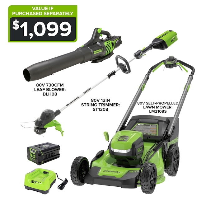 Greenworks PRO 80-Volt Cordless Combo Kit Deal at Lowe’s