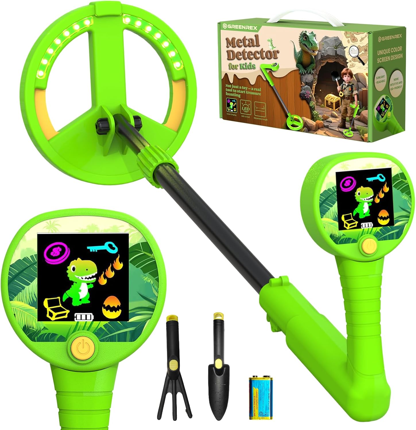 Metal Detector for Kids, Intuitive Color LCD Display, 6.7” G deal at Amazon