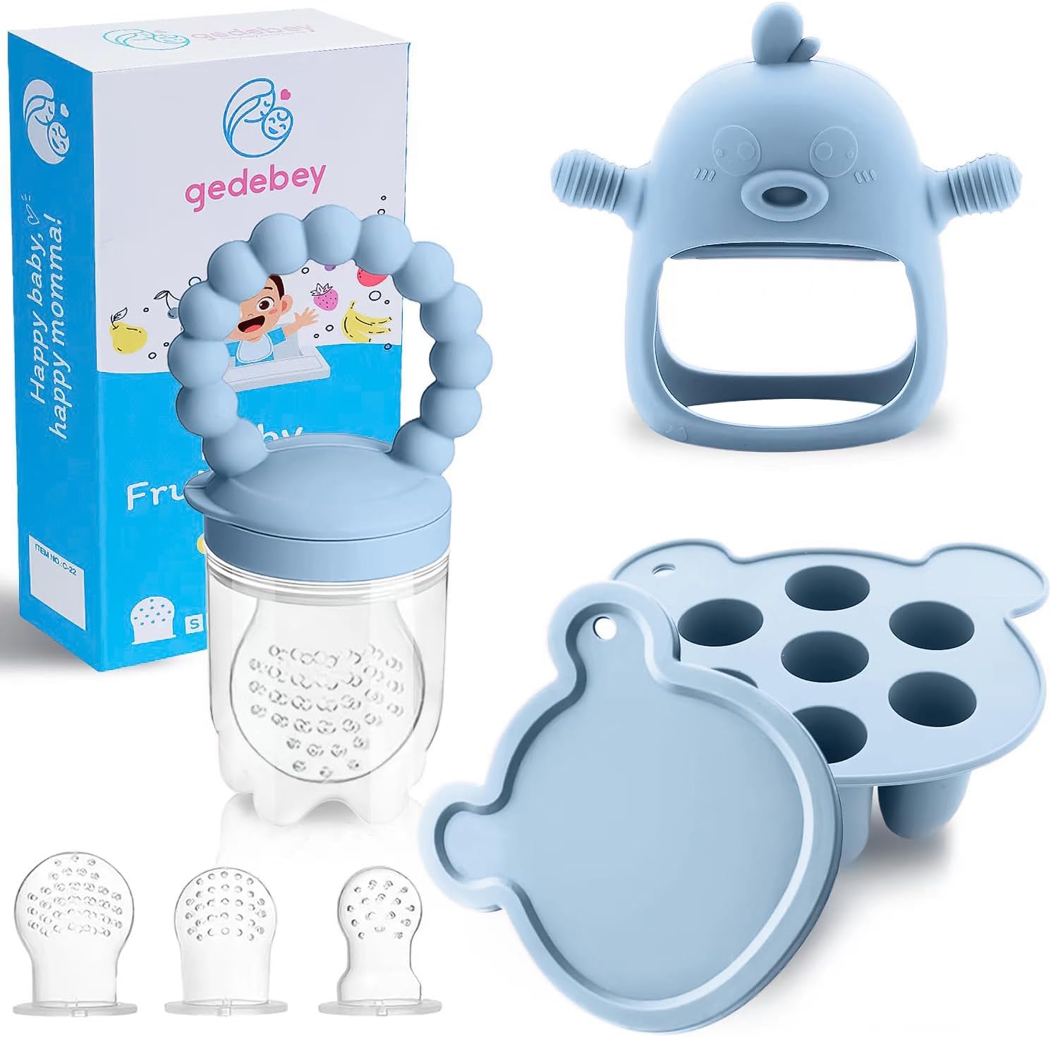 Gedebey 3-in-1 Baby Food & Fruit Feeder Set – Breastmilk Pop deal at Amazon