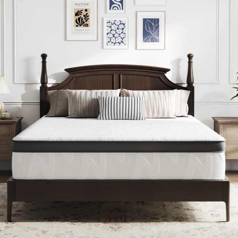 Avenco Whisper 10″ Queen Hybrid Mattress Deal: Save $229.98 at Walmart