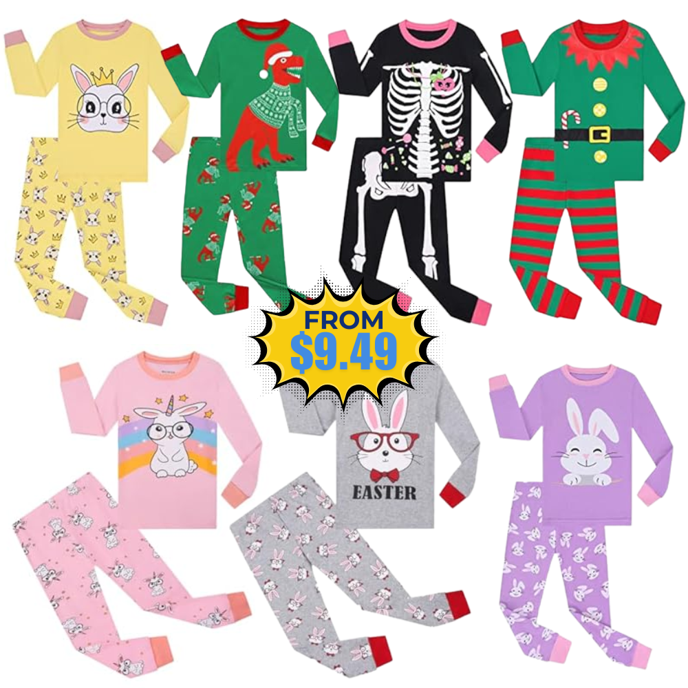 Kids Pajamas 2-Piece Deal: Save 21% at Amazon