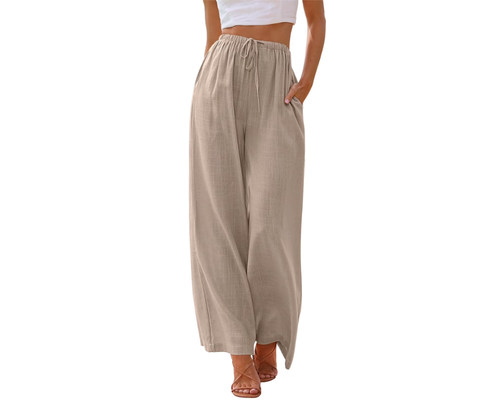 Women’s Wide Leg Linen Pants Deal at Walmart: $14.82