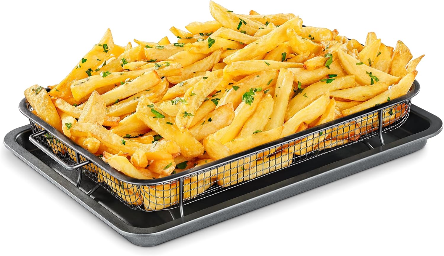 Air Fryer Tray, 2 in 1 Nonstick Only $14.4 (Reg. $15.57) at Amazon