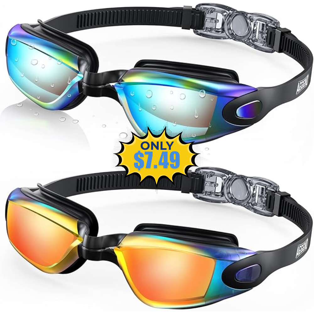 Aegend Swim Goggles 2-Pack Deal: Save 6% on Amazon