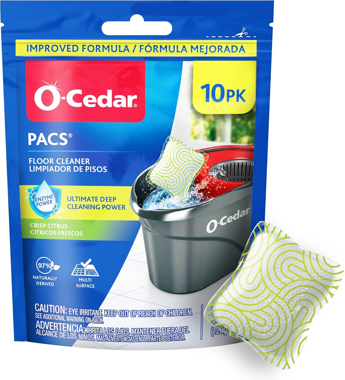 O-Cedar PACS Floor Cleaner 10-Pack Only $5.97 (Reg. $9.49) at Amazon