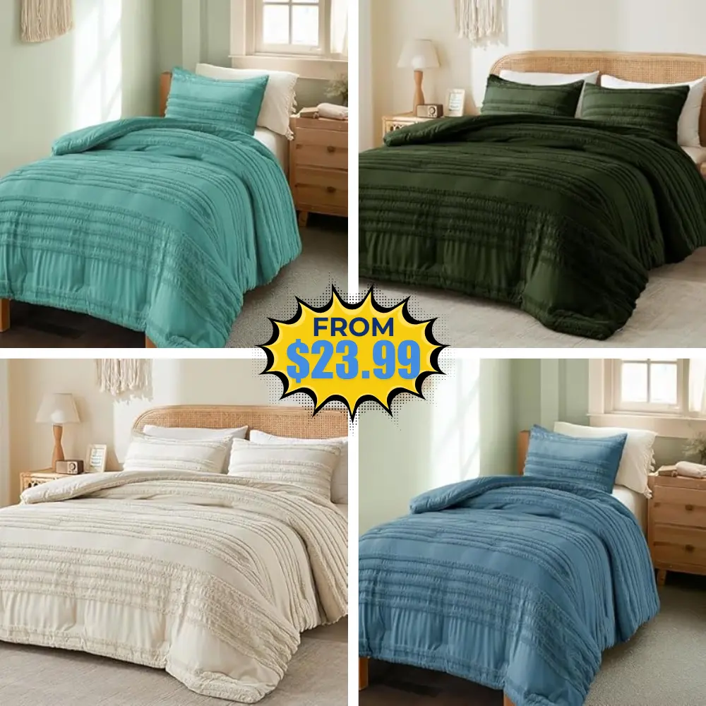 BEDELITE Boho Comforter Set Deal: Save 11% on Amazon