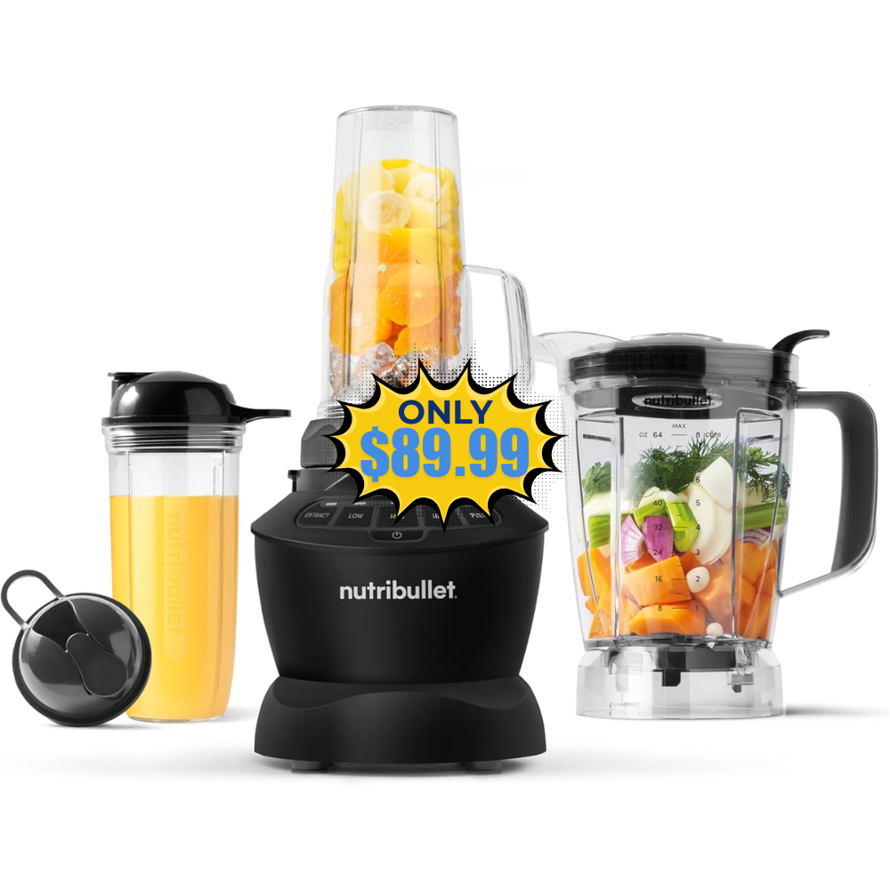 nutribullet Full-Size Blender Combo Deal: Save 36% at Amazon
