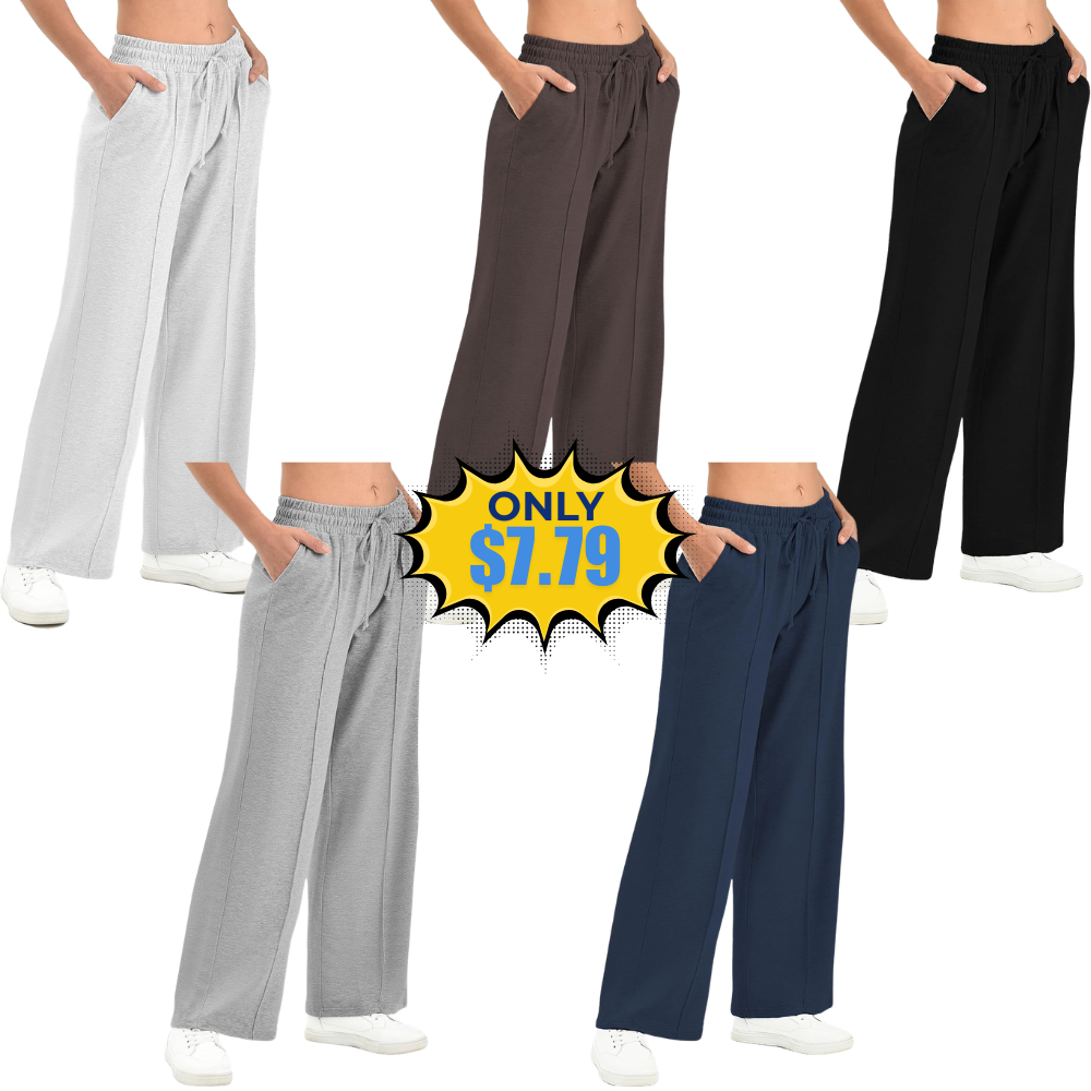 SINOPHANT Women’s Wide Leg Sweatpants Deal at Amazon