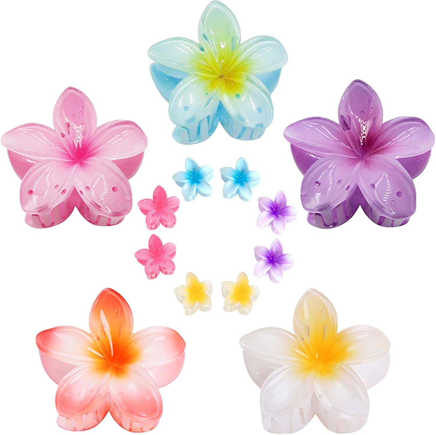 Miniluck Flower Hair Claw Clips for Women,5PCS Only $8.98 at Amazon