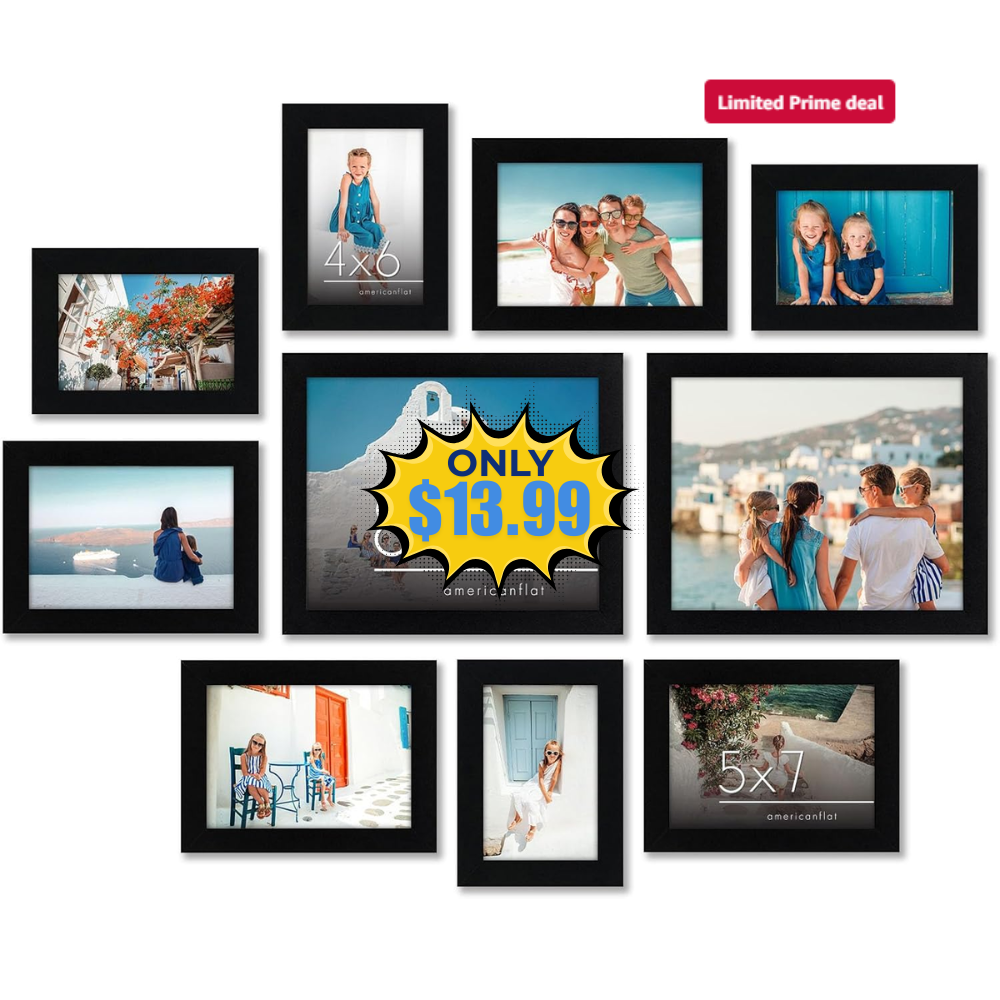 Americanflat 10-Piece Picture Frame Deal: Save 60% at Amazon