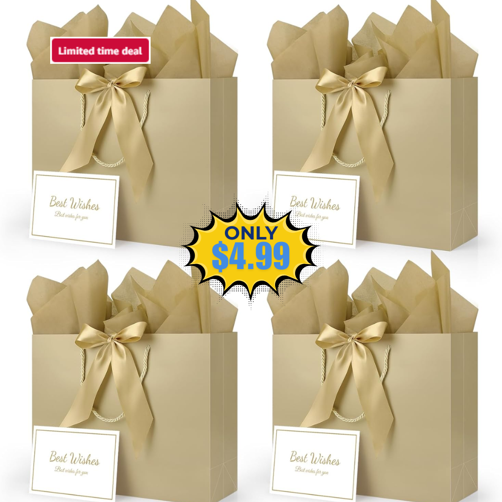 TUXIYA Champagne Gift Bag Deal: Save 50% at Amazon
