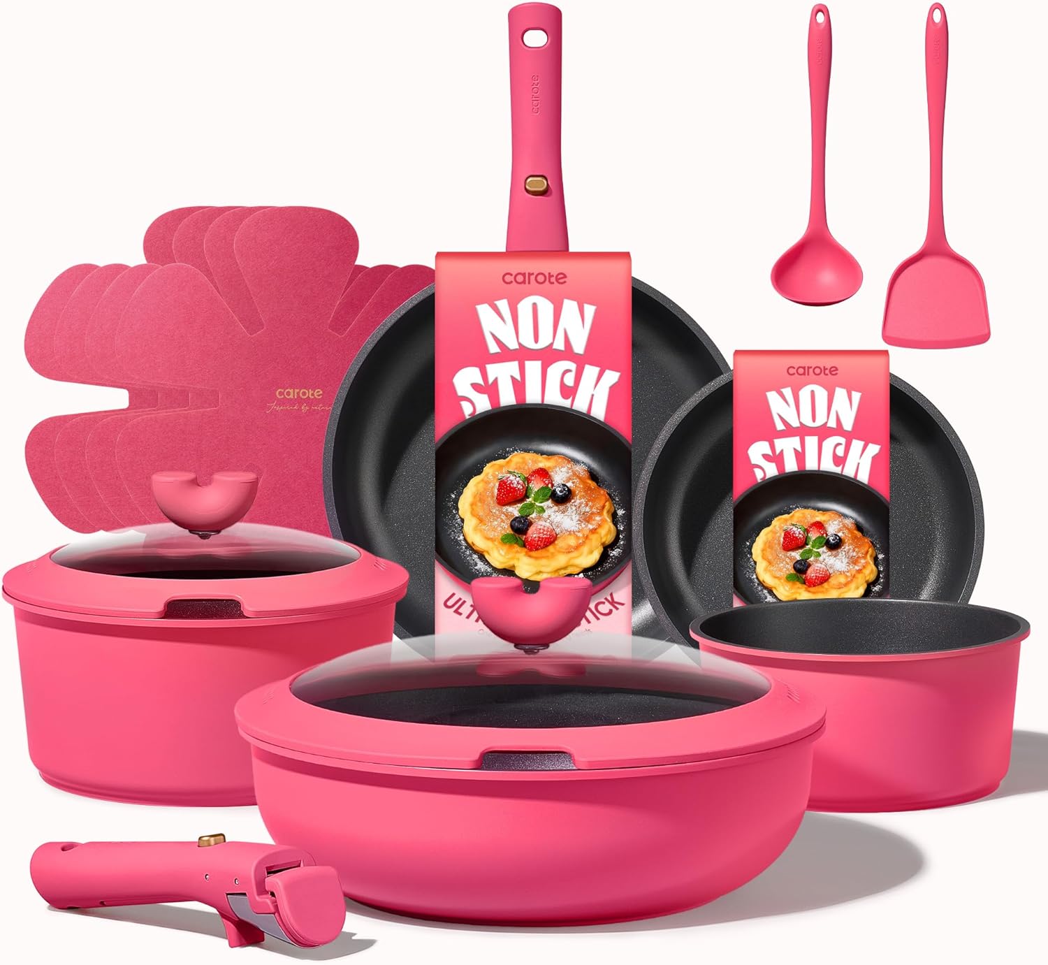 Carote Ceramic Cookware 15-Piece Only $64.99 (Reg. $100) at Amazon