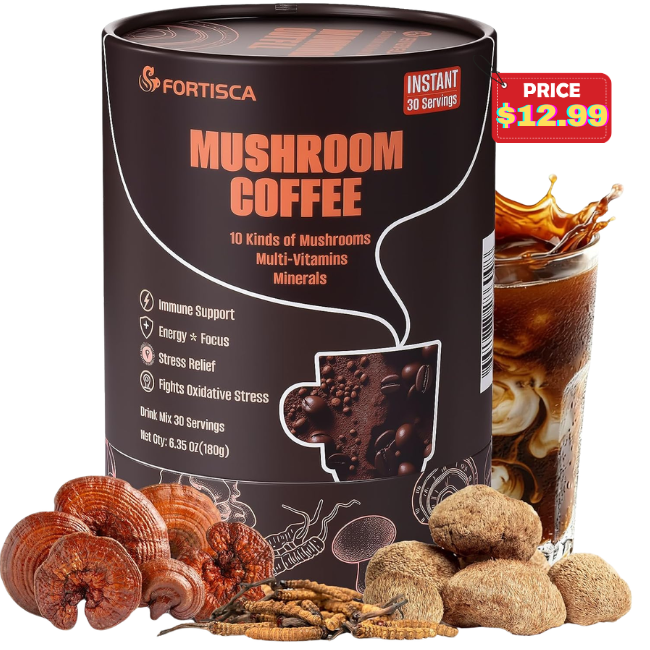 Mushrooms Coffee Deal: Save $4 at Amazon