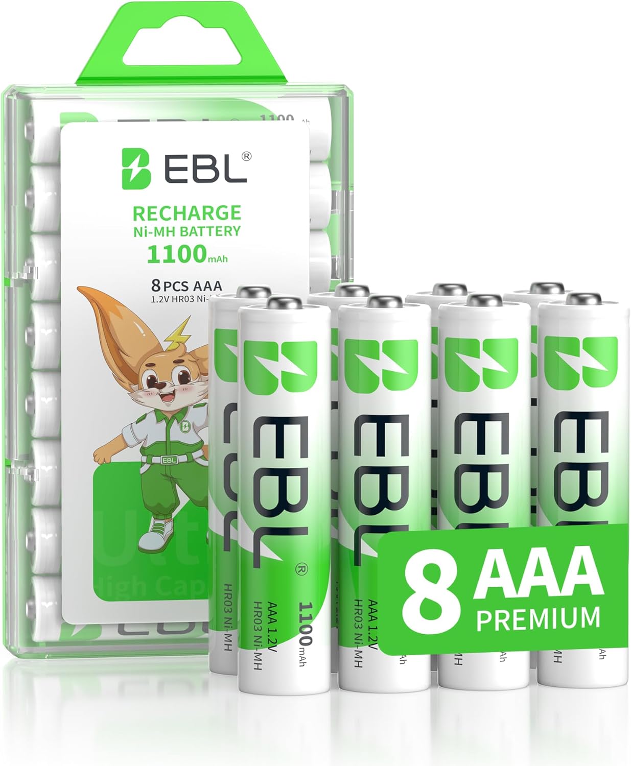 AAA Rechargeable Batteries 8-Pack Only $6.99 (Reg. $9.49) at Amazon
