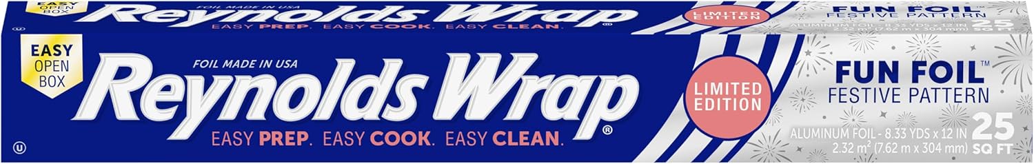 Reynolds Wrap Fireworks Patterned Foil Just deal at Amazon