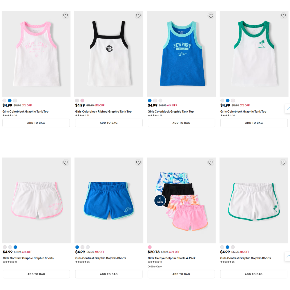 Kids Clothing Tops & Bottoms Sale Up to 60% Off at The Children’s Place