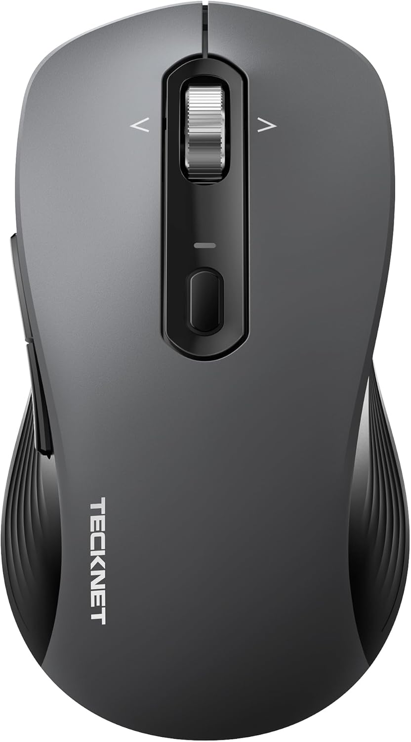 TECKNET Wireless Bluetooth Mouse, [USB + BT1 + BT2] Silent C deal at Amazon