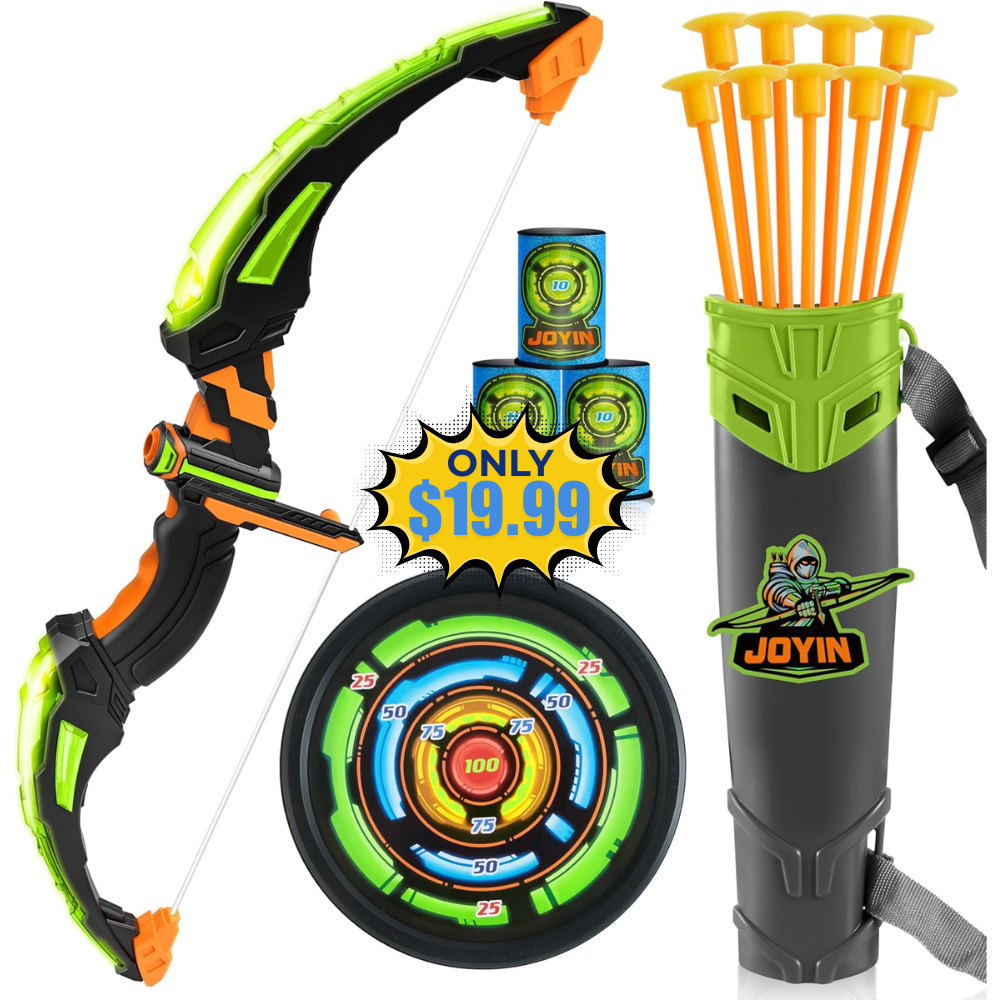 JOYIN Kids Bow and Arrow Set Deal: Save 44% at Amazon