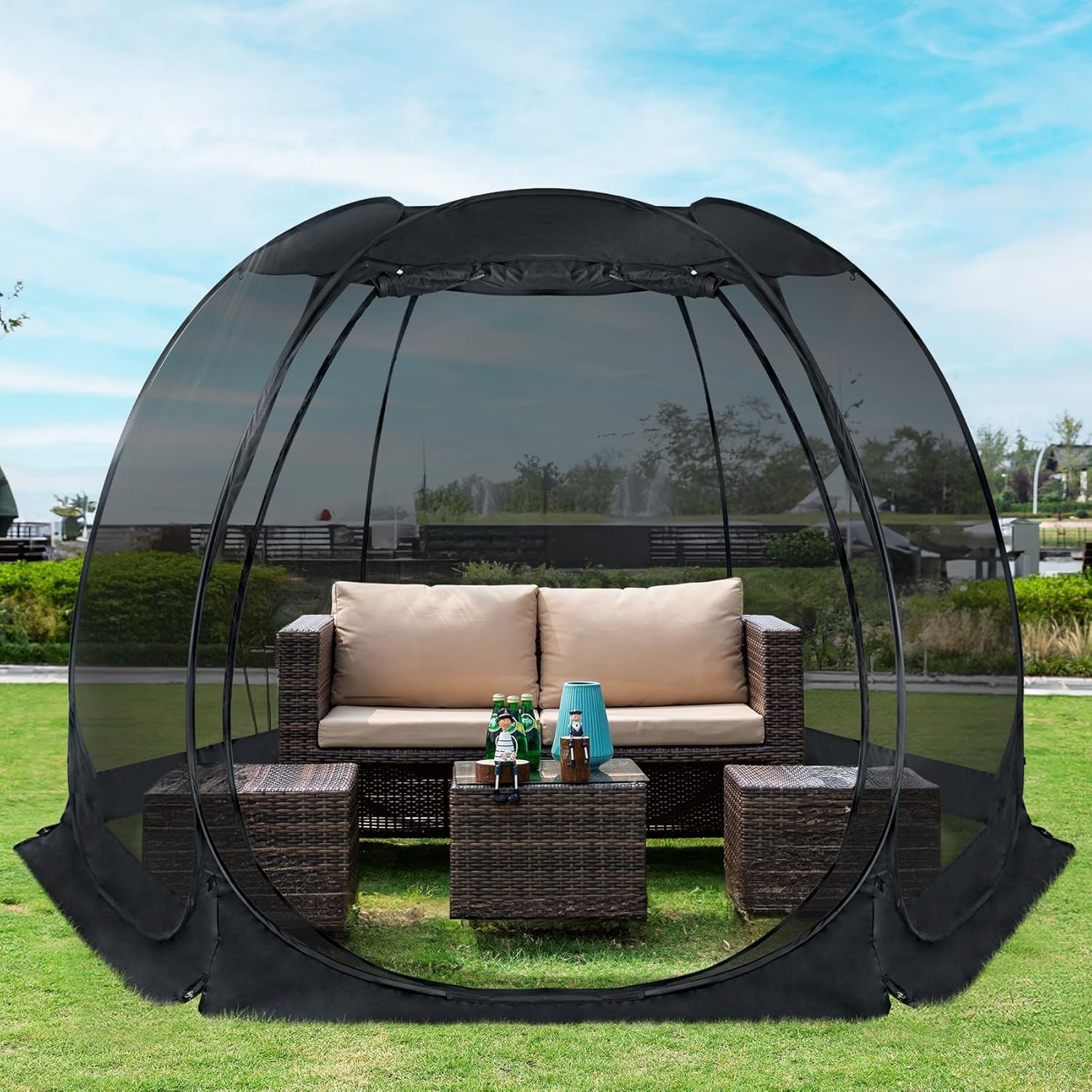 $143.97 Alvantor Pop Up Screen House Tent Outdoor Gazebo at deal at Amazon