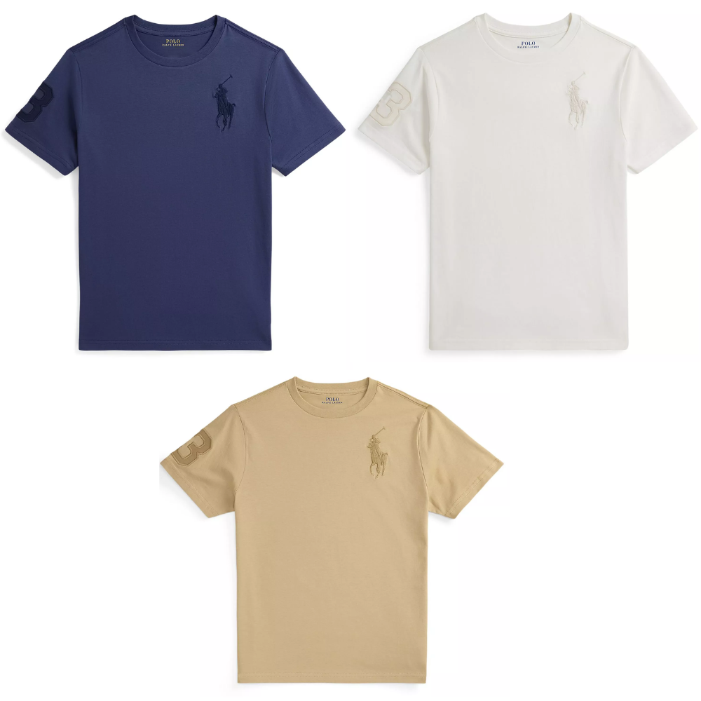 Polo Ralph Lauren Boys’ Big Pony Jersey T-Shirt Deal at Macy’s: Save $20