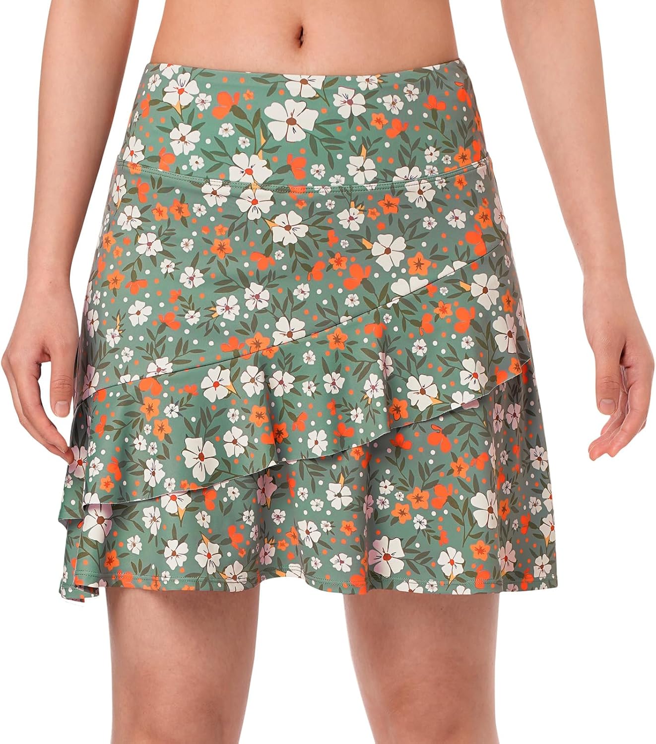 ANIVIVO Women Skorts Skirts 18" Tennis Golf Pickleball Ruffl deal at Amazon