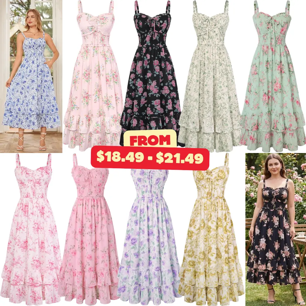 Women’s Floral Cottagecore Dress Deal: Save 8% at Amazon