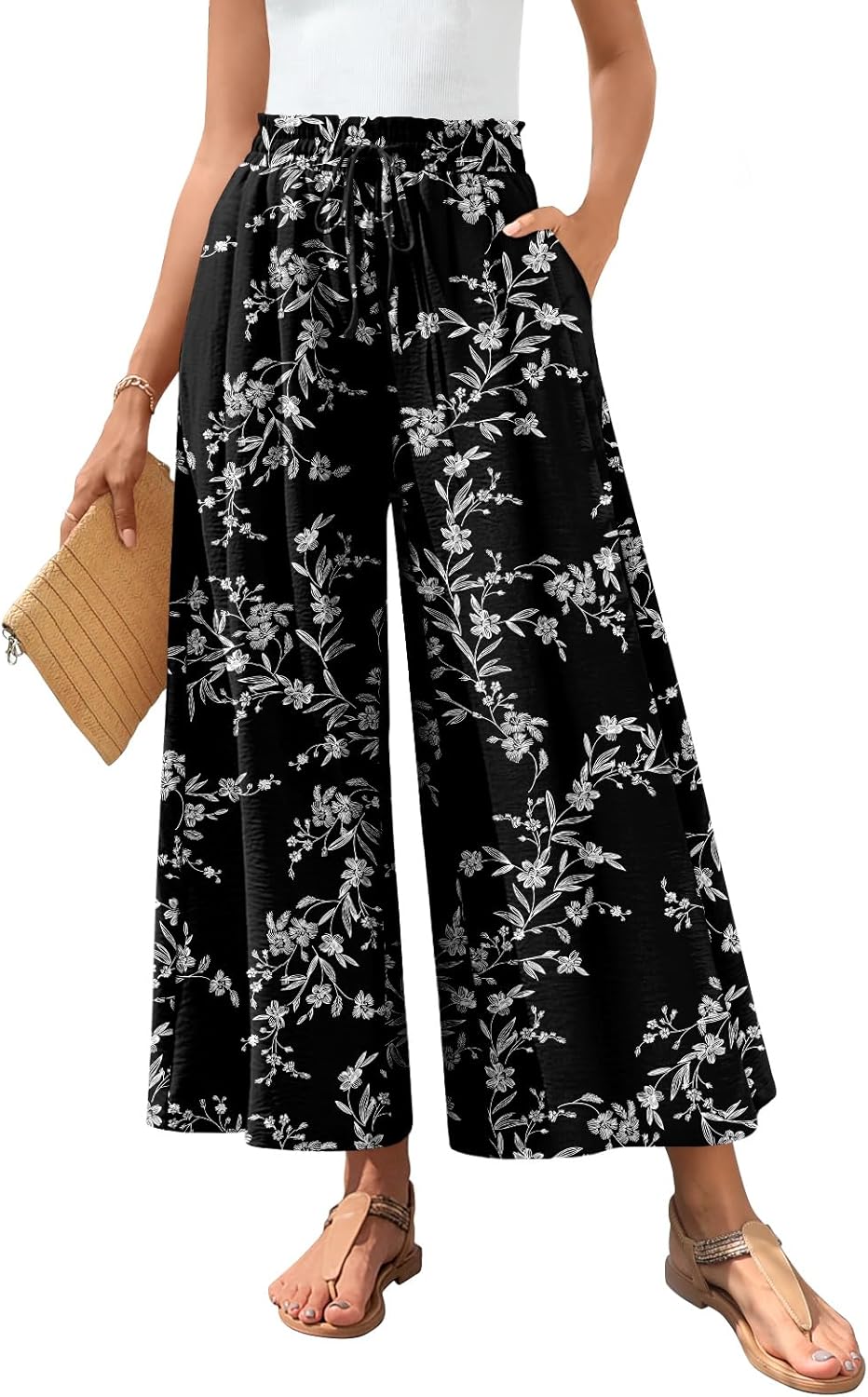 Women’s Wide Leg Palazzo Pants Only Only $23.99 (Reg. $24) at Amazon
