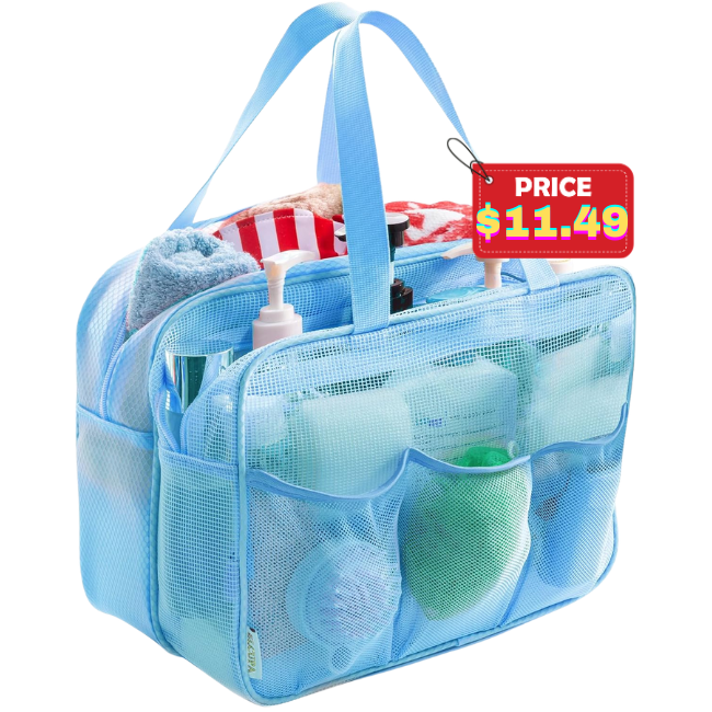 Large Mesh Shower Caddy Deal: Save 50% at Amazon