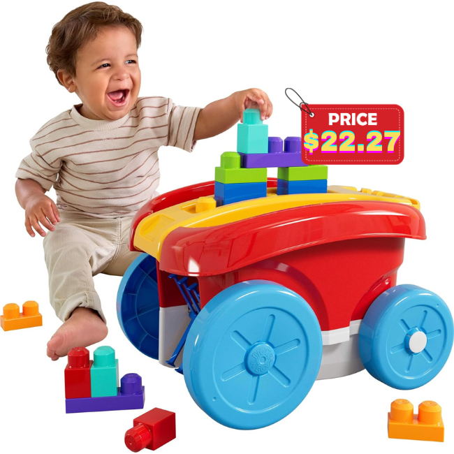 MEGA BLOKS First Builders Toddler Building Toy Deal: Save 31% at Amazon