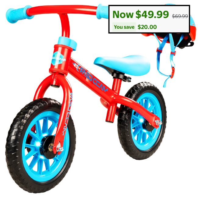Toddler Balance Bike Deal: Save $20 at Walmart