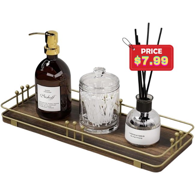 Bathroom Vanity Tray Deal: Save 50% at Amazon