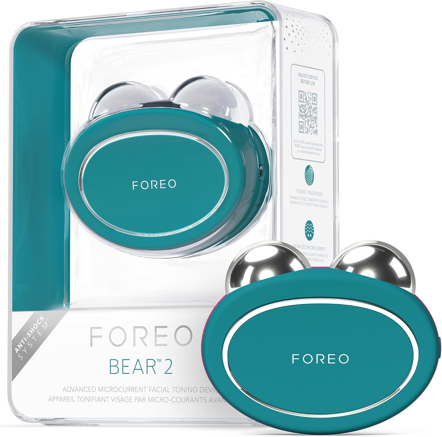 FOREO Bear 2 Advanced Lifting Toning Microcurrent Facial Dev deal at Amazon
