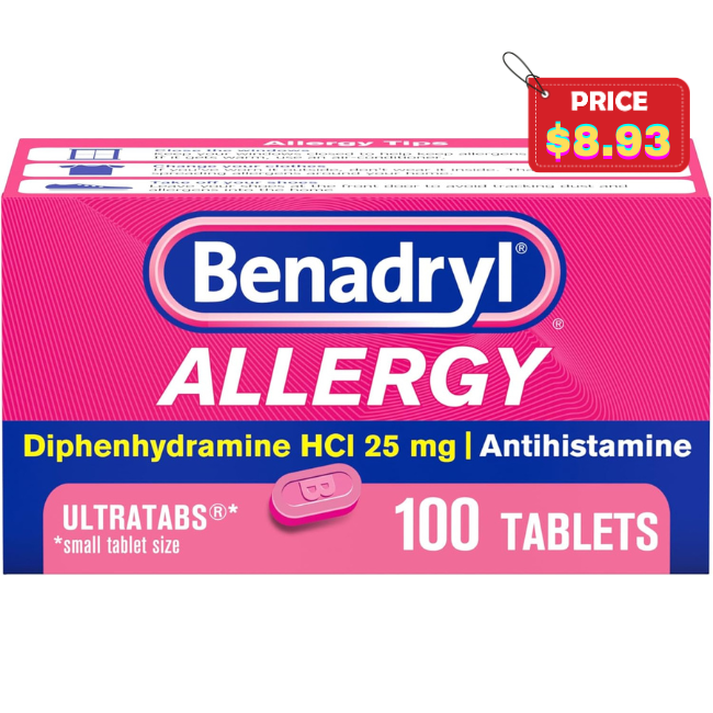 Benadryl Ultratabs Allergy Medicine Deal at Amazon