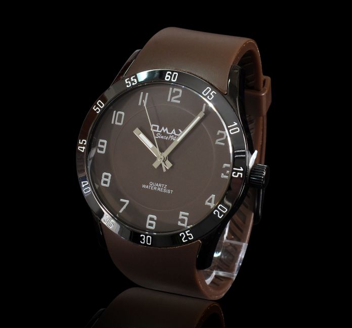 40mm GEORGE Men’s Black Dial Watch w/ Silicone Band Only $4 at Walmart