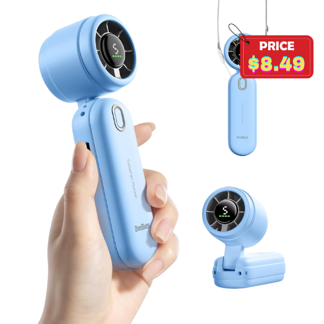 Handheld Turbo Fan Promo: Save on Amazon