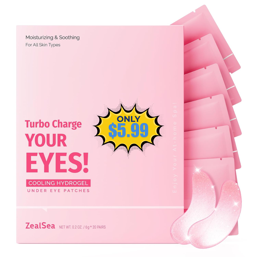 ZealSea Under Eye Patches Deal: Save 47% at Amazon