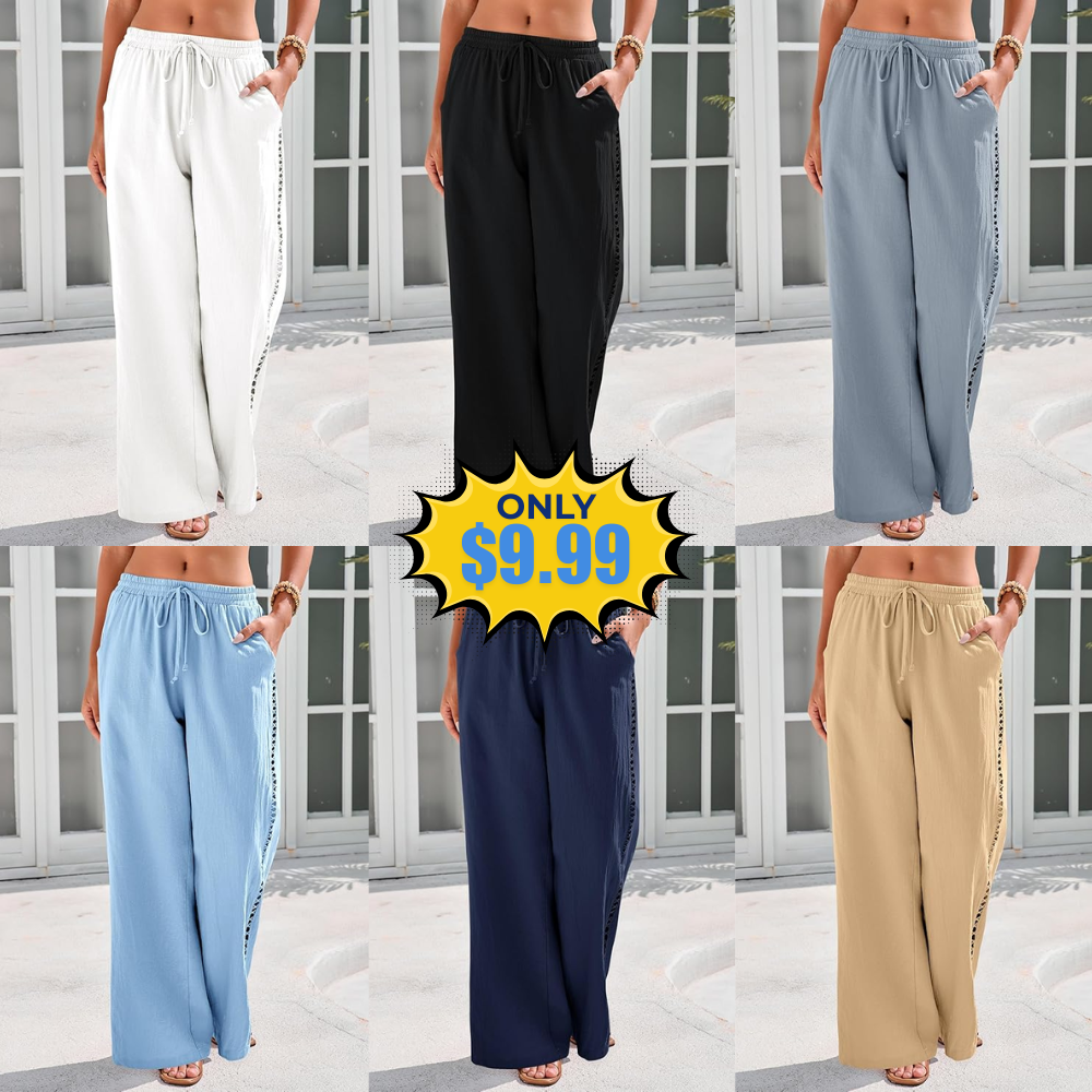 Yousify Women’s Cotton Palazzo Pants Deal: Save 29% on Amazon