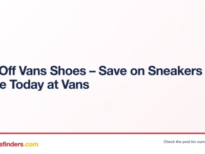 Vans deal card