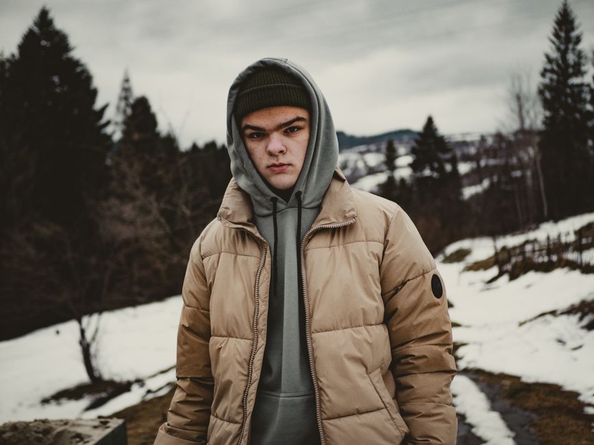 Calvin Klein Hooded Puffer Jacket Only