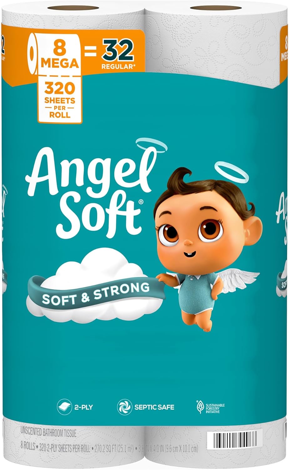 Angel Soft Toilet Paper 8-Count Only $5.99 (Reg. $7.99) at Amazon
